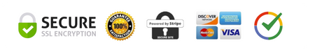 This website offers secure transactions with Stripe