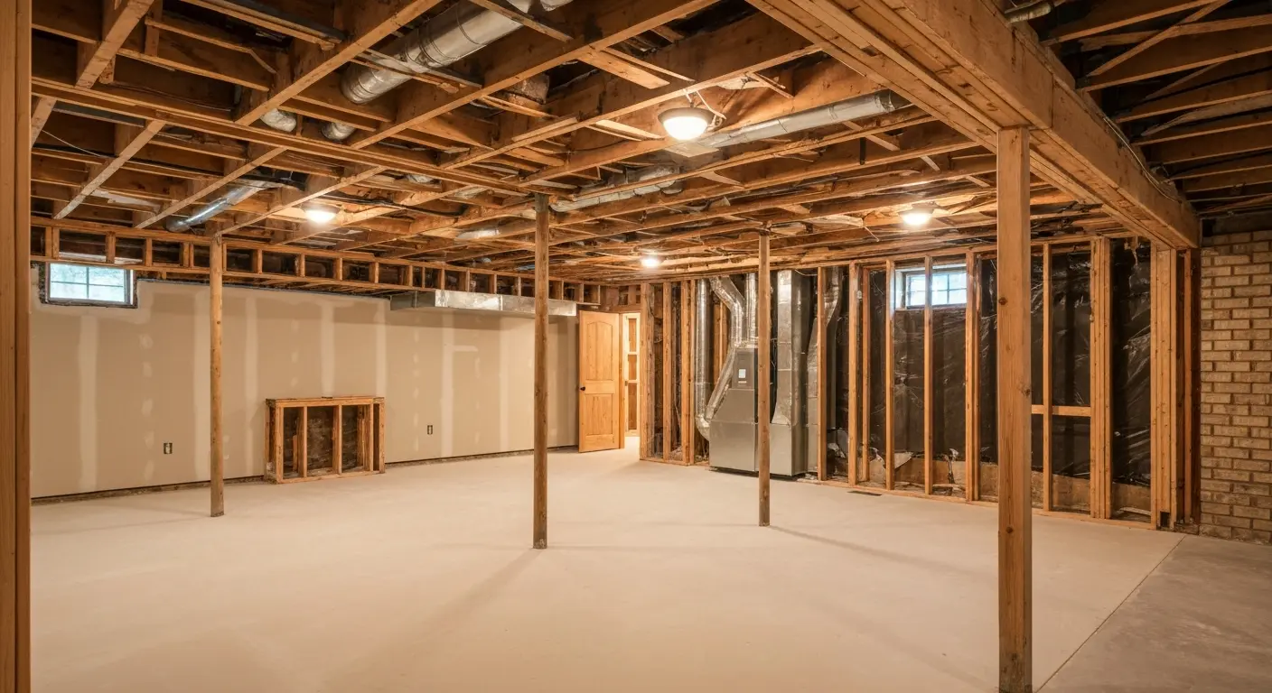 Basement finishing project