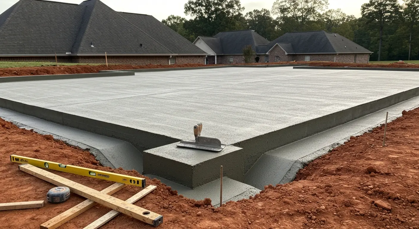 Concrete foundation installation