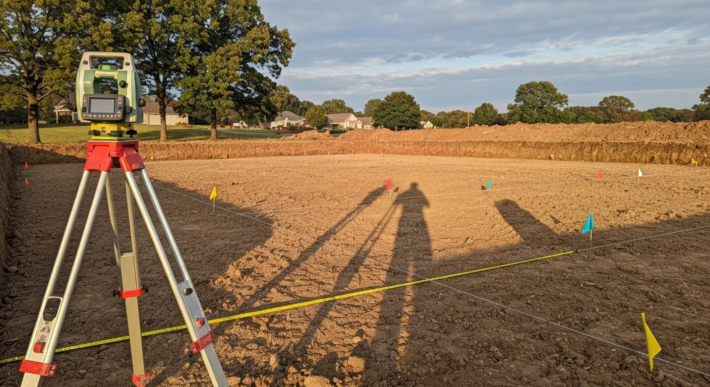 Foundation construction work