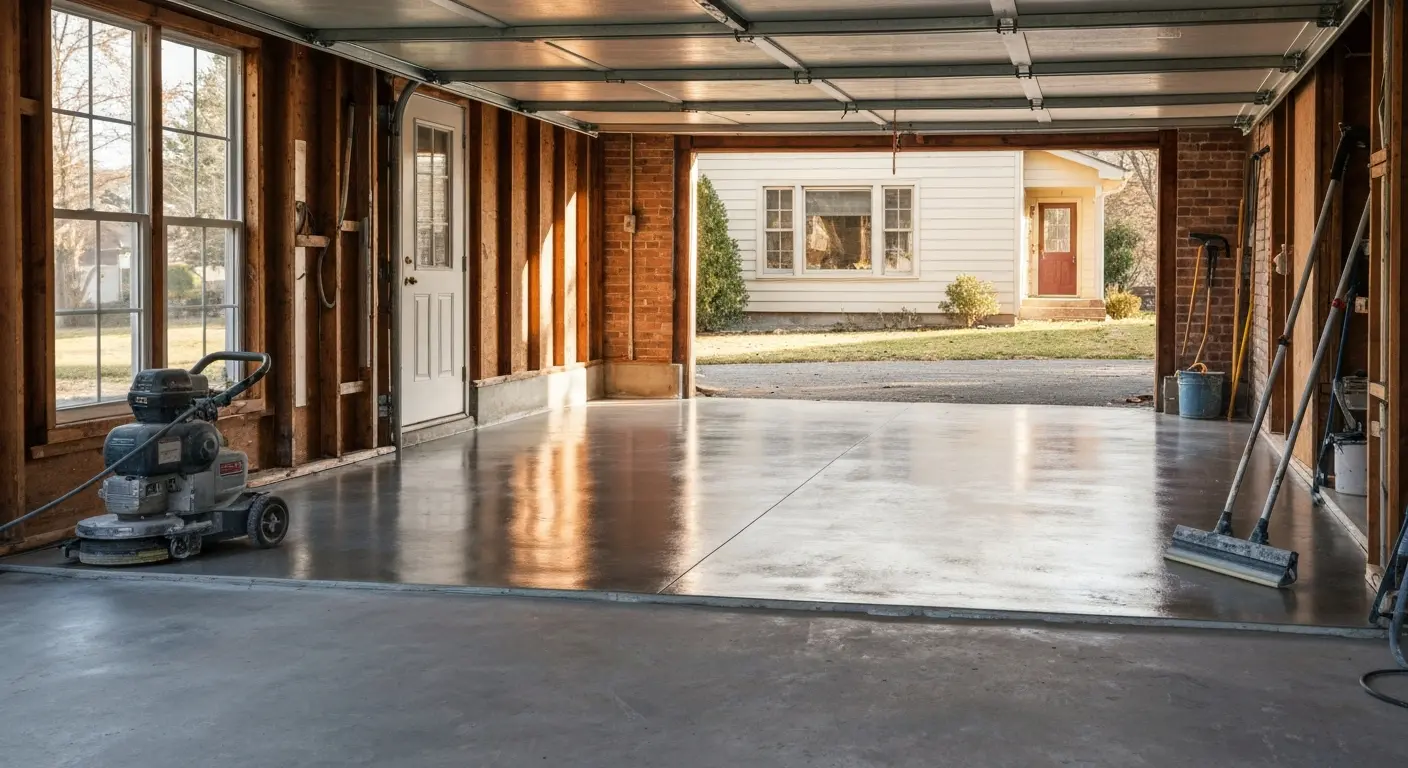 Garage floor repair