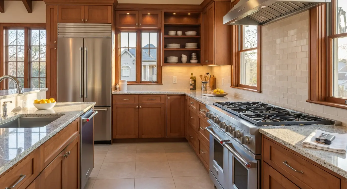 Luxury kitchen remodel in Brentwood