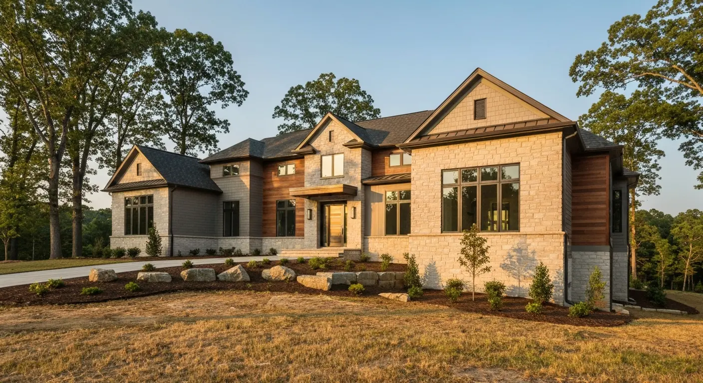 Custom home construction in Brentwood