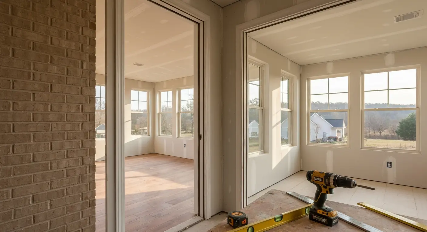 Room addition construction