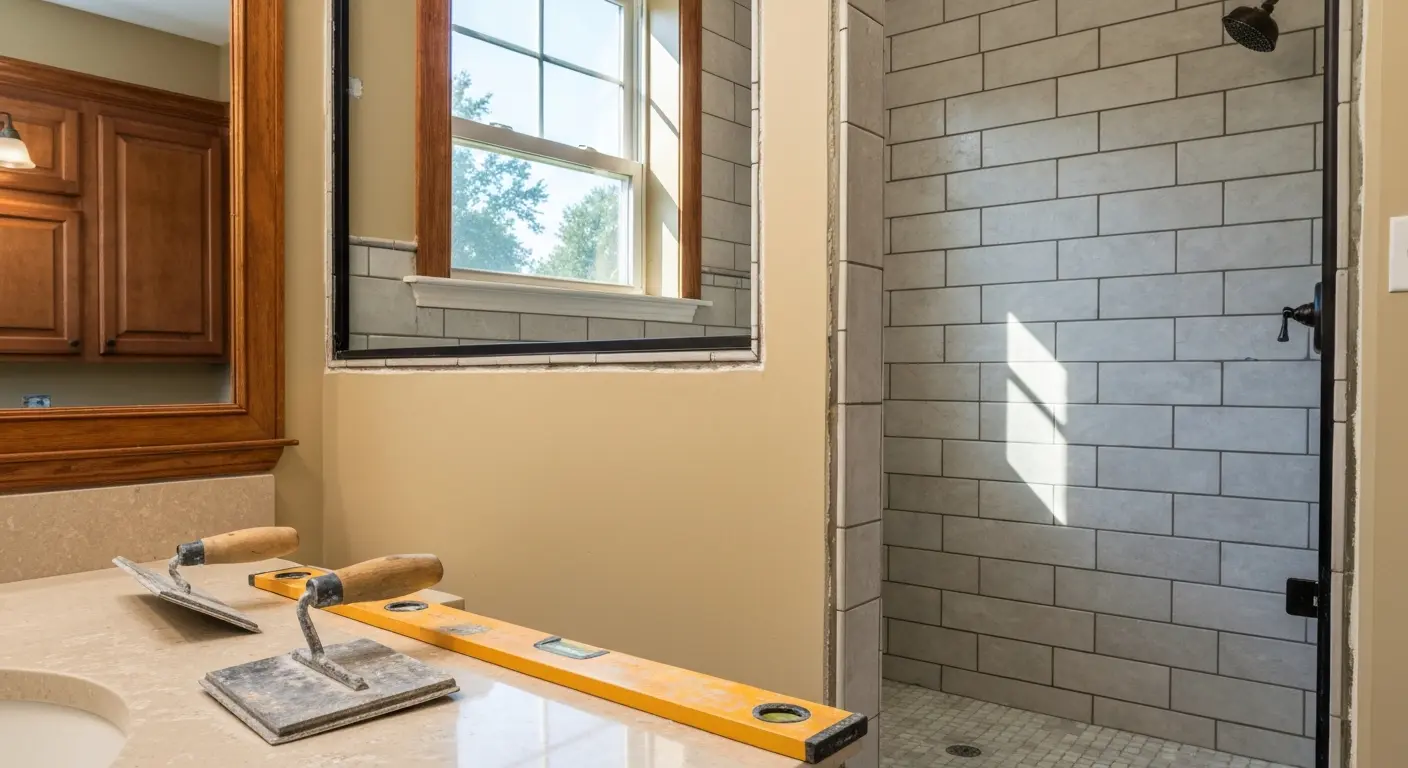 Tile shower installation in Murfreesboro