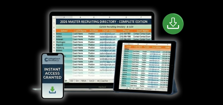 College Coach Database preview