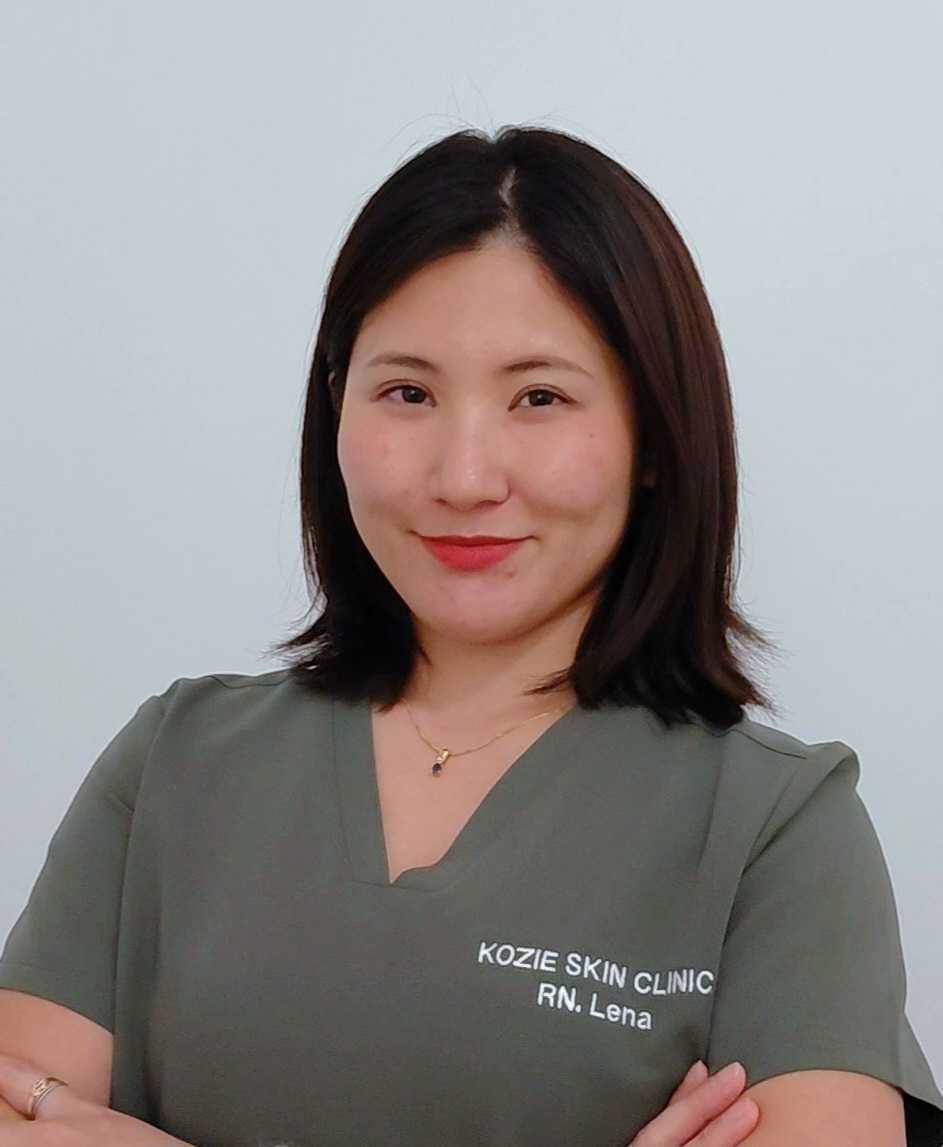 Portrait of Lena, Registered Nurse at Kozie Skin Clinic