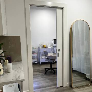 Treatment room at Kozie Skin Clinic in Burwood