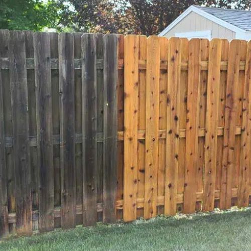 Fence Cleaning & restoration