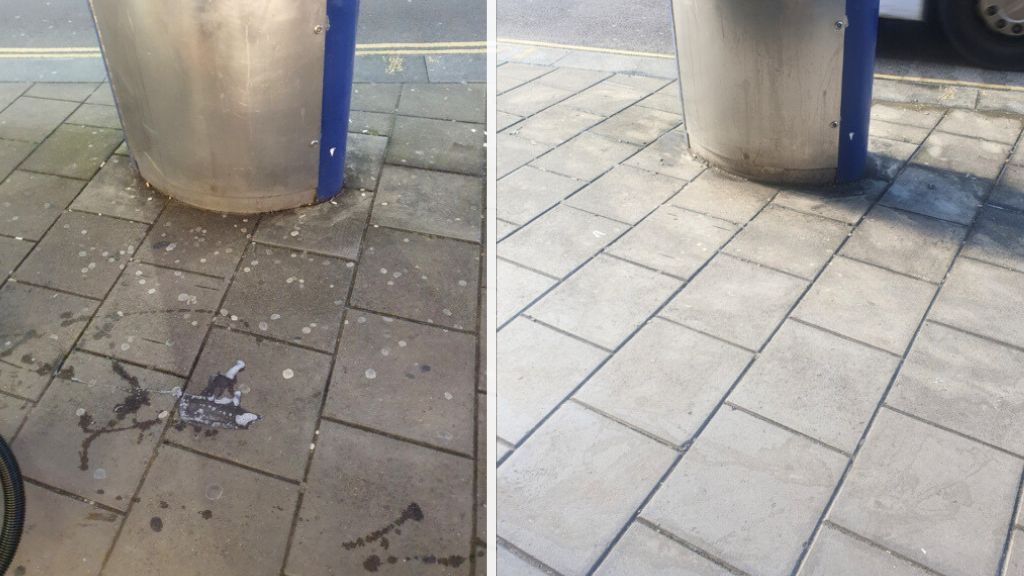 Sidewalk Gum Removal