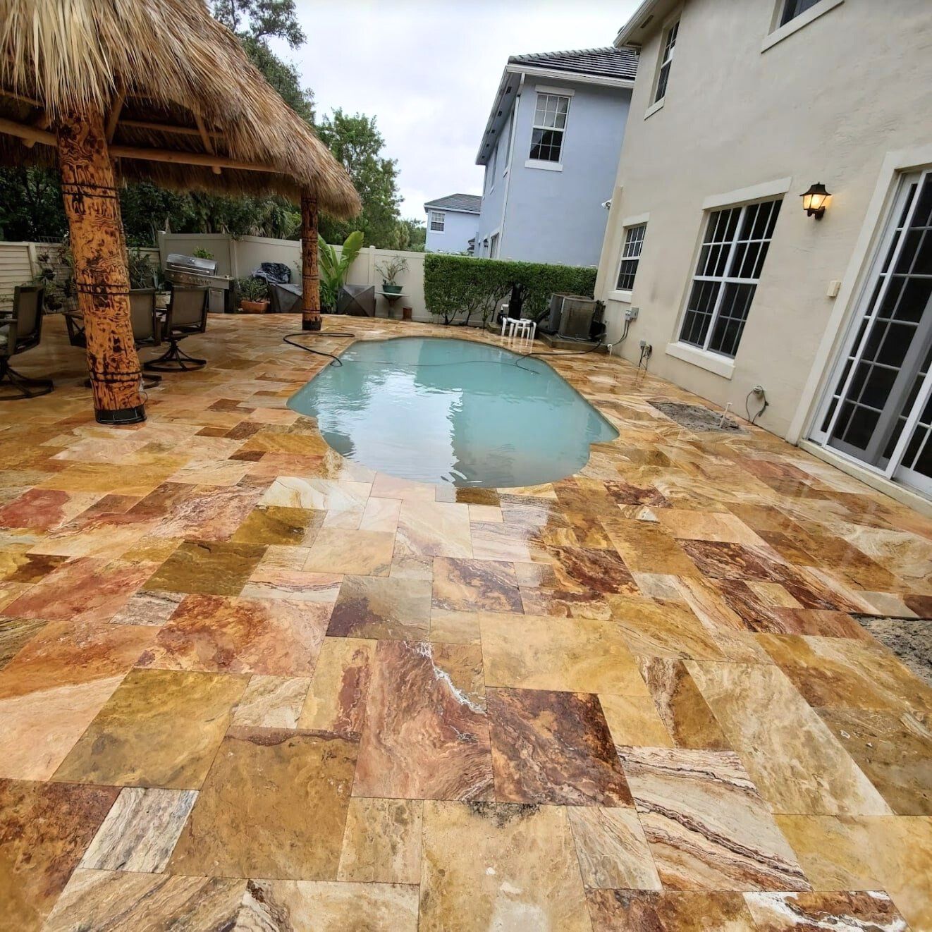 Travertine, Natural Stone Sealing Services