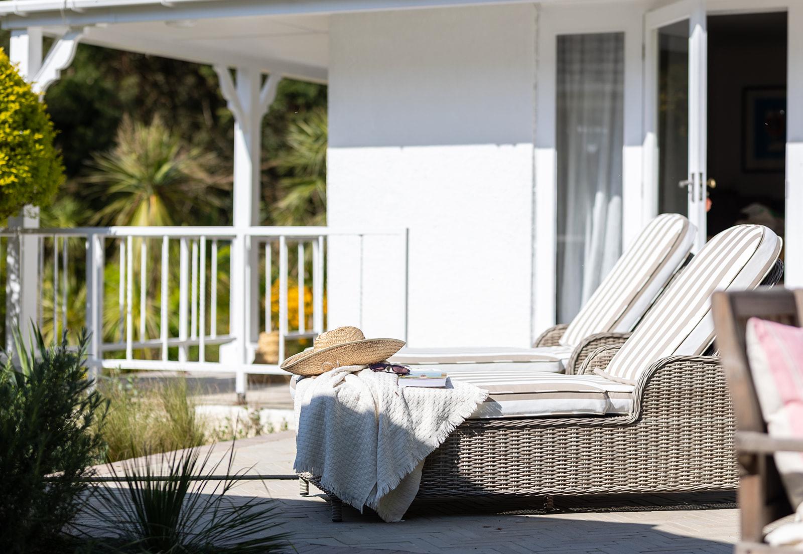 Palm Court retreat terrace