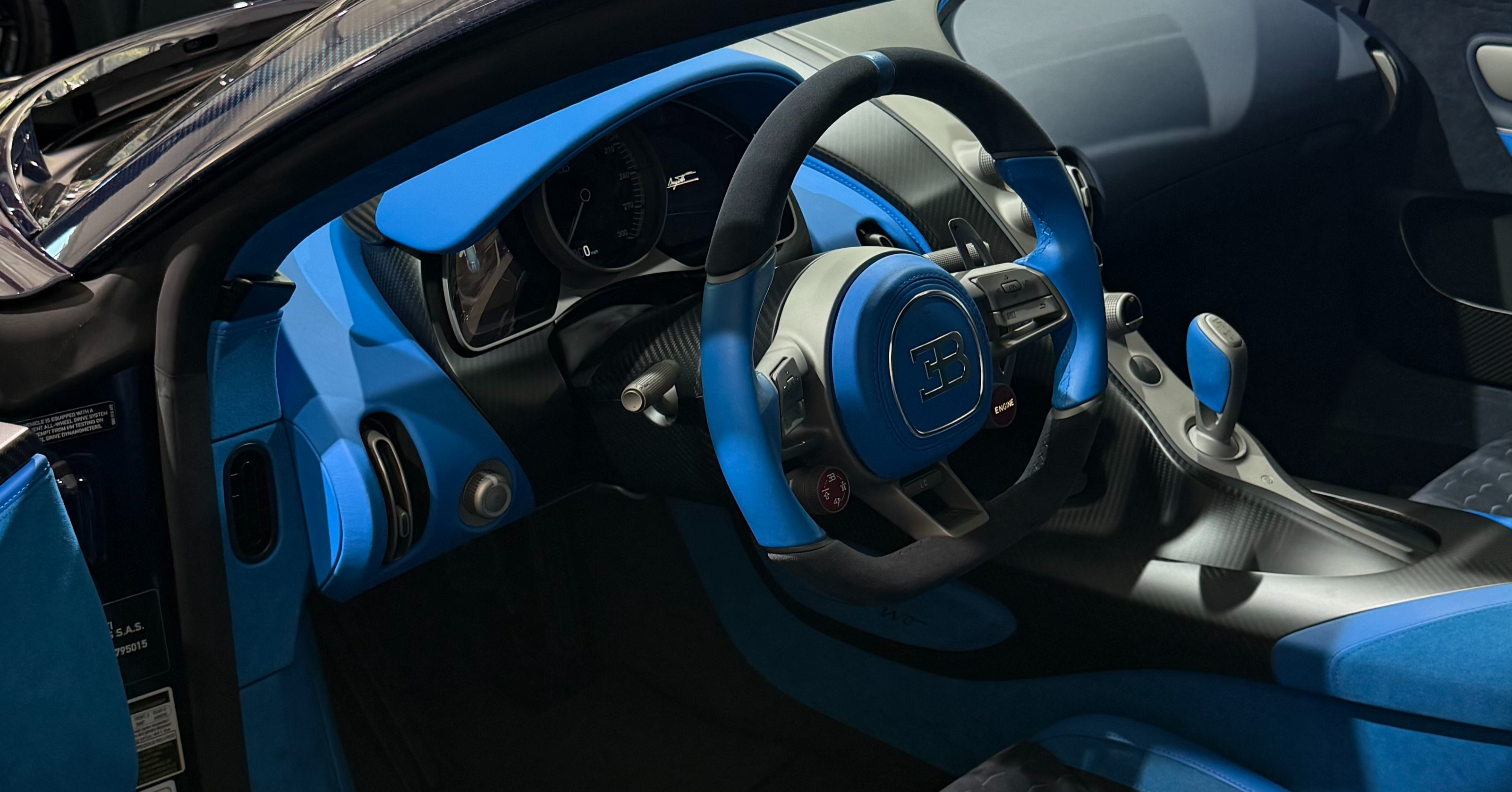 Premium interior detailing of luxury car cabin