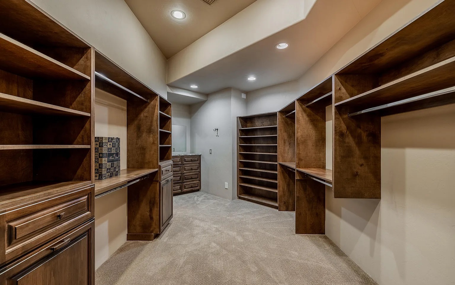 Alder upper cabinets and range wall, Parade of Homes kitchen by Myk's Woodworking