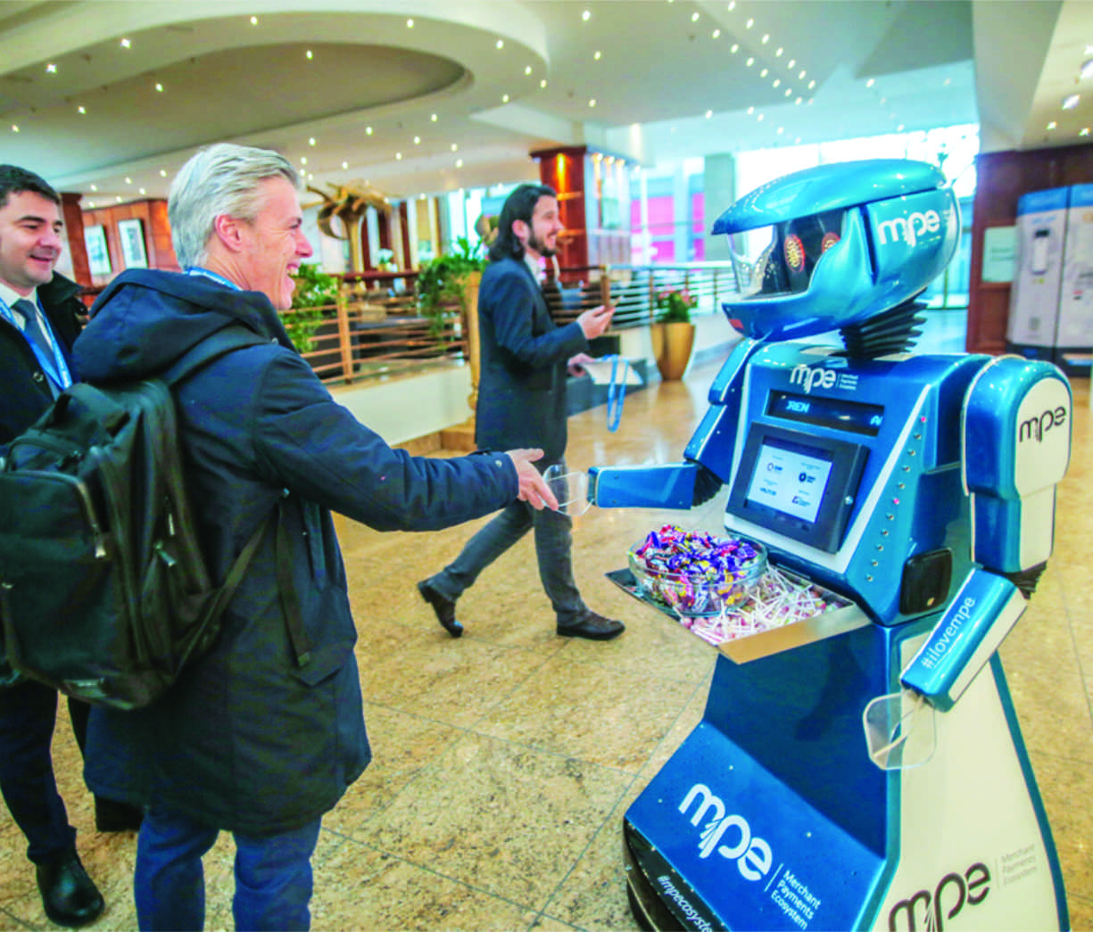 Humanoid interactive talking robot