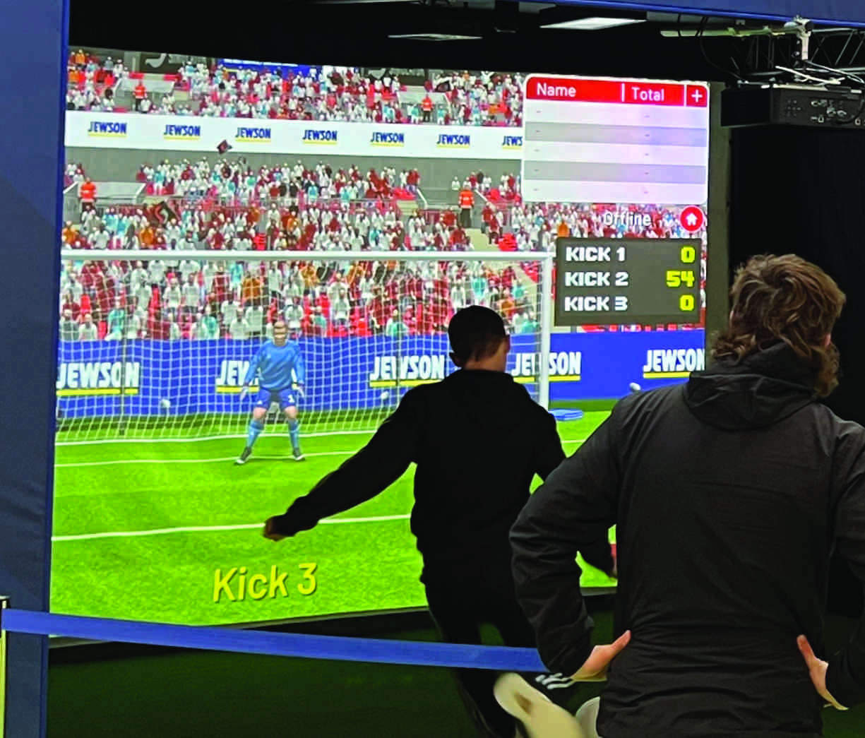 Penalty kick simulator game hire