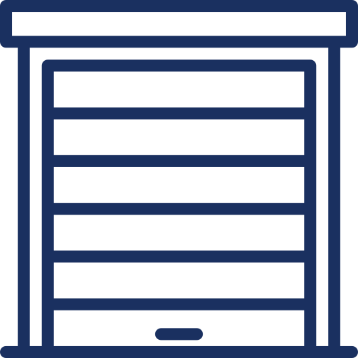 A blue Always Bin Clean truck parked on a residential street with an operator and a trash bin on a lift.