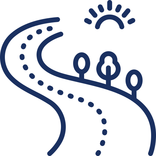 A blue Always Bin Clean truck parked on a residential street with an operator and a trash bin on a lift.