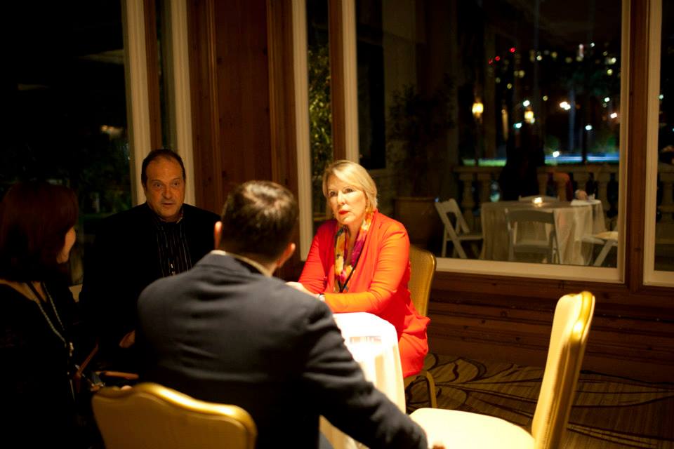 Executives in conversation