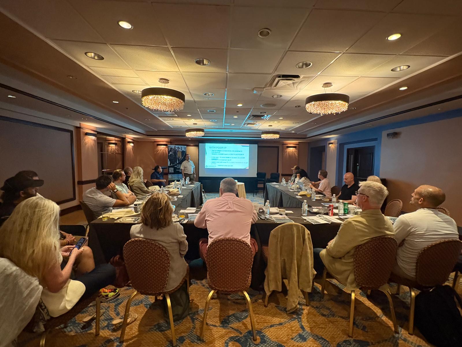 Hero Club members in a working summit session