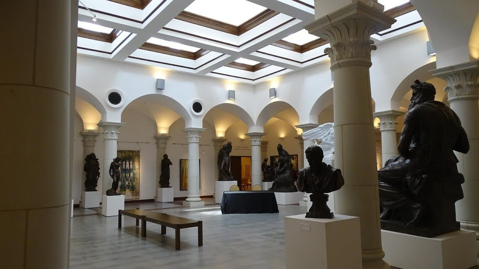 Interior gallery of the Museum of Biblical Art, Dallas