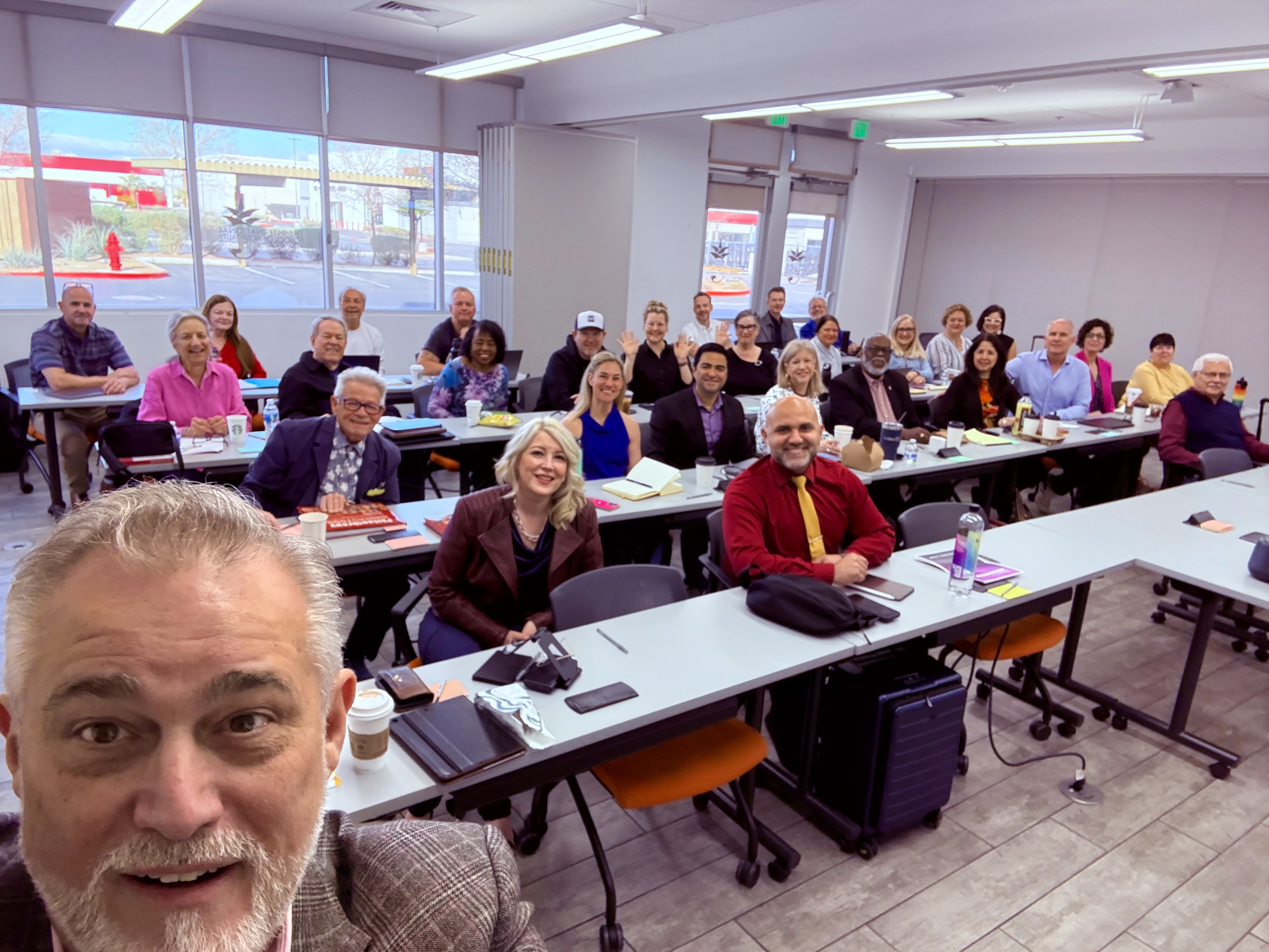 Jeffrey Hayzlett with Thought Council members