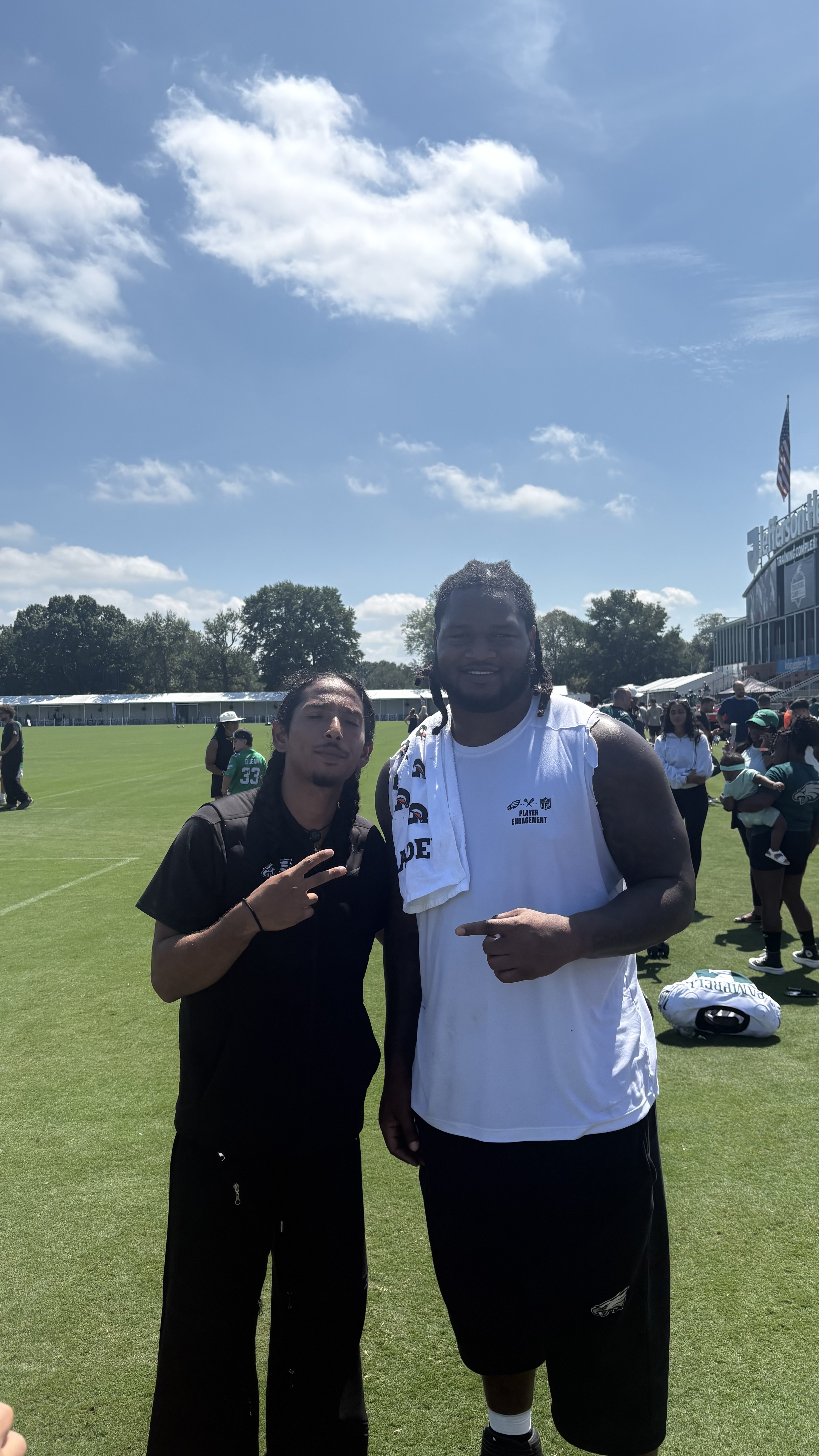 Former athlete coaching youth representing legacy and community