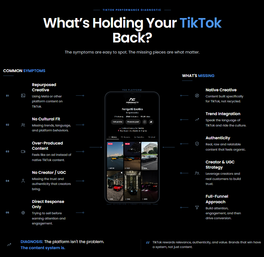 TikTok Performance Diagnostic