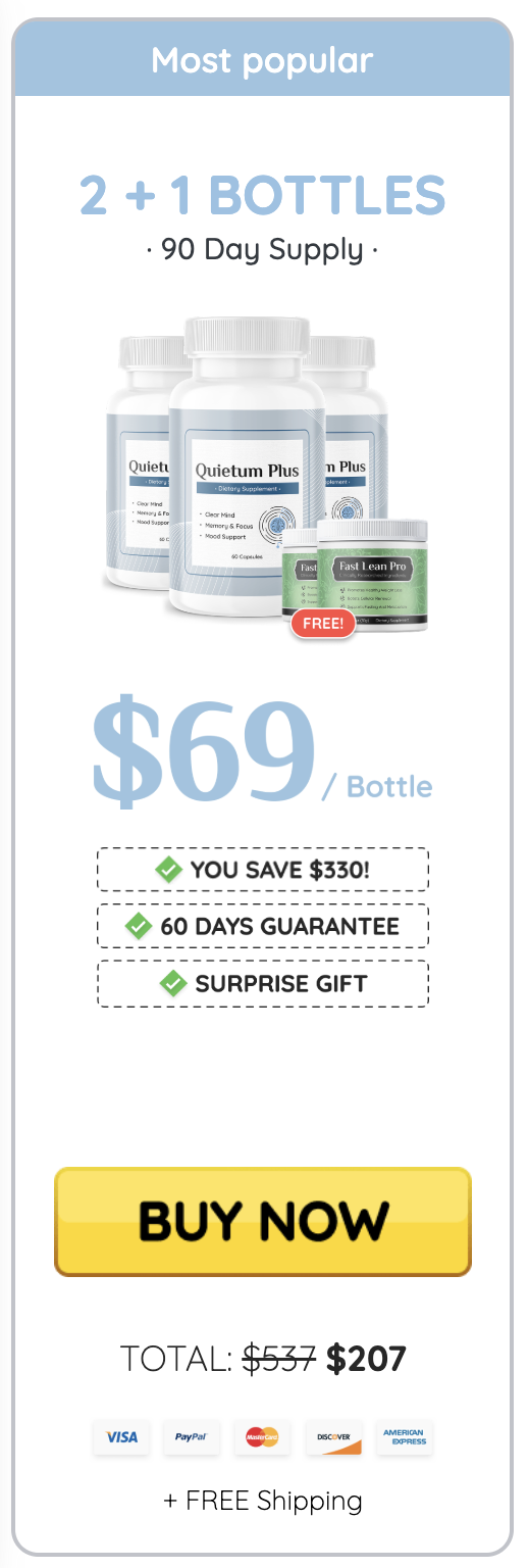 Quietum plus bottle 3