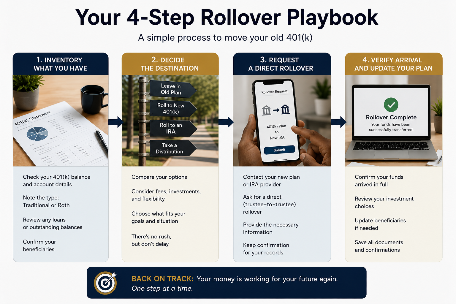 Your 4-Step Rollover Playbook