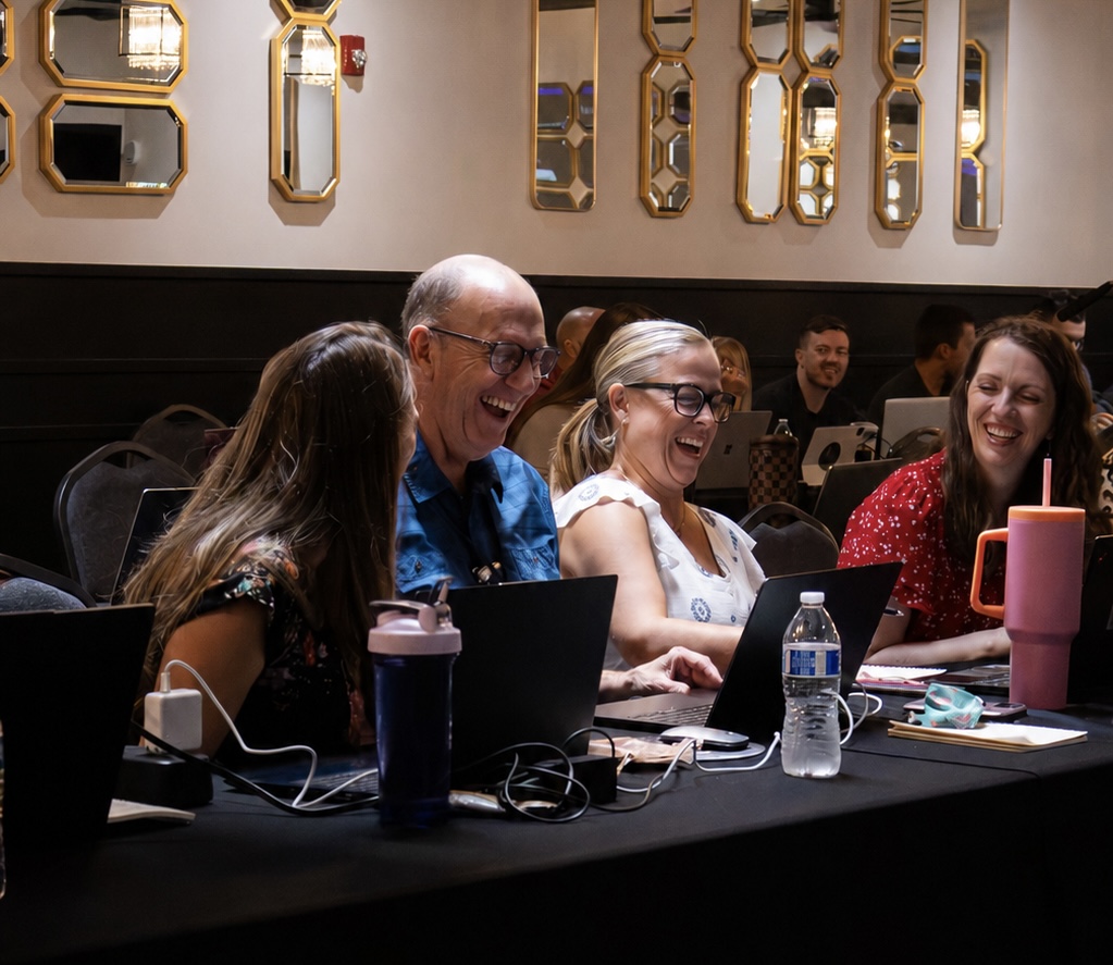 Monday Momentum community members at a live Elevated Worldwide event