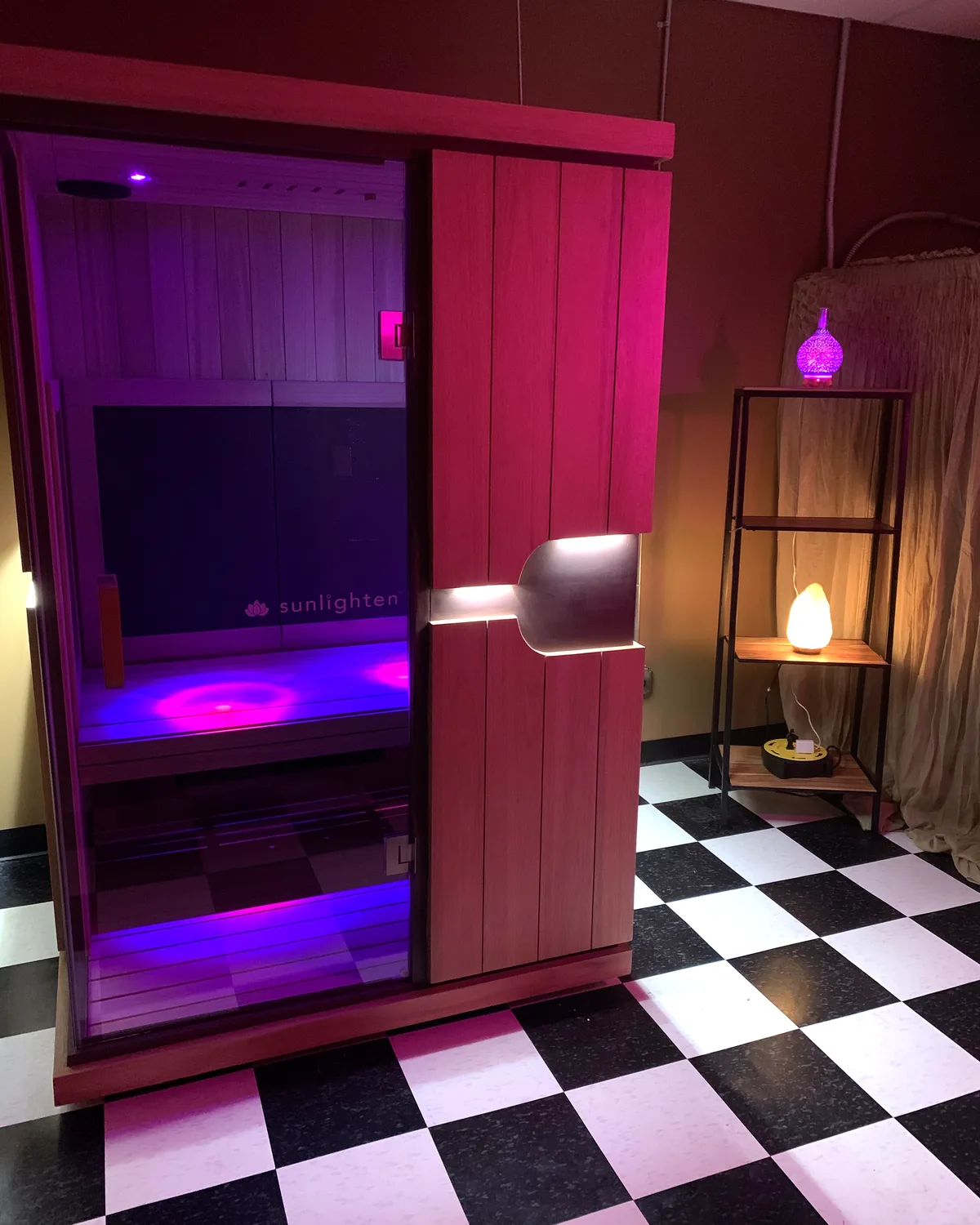 Infrared sauna at Bellasee in South Charleston, WV