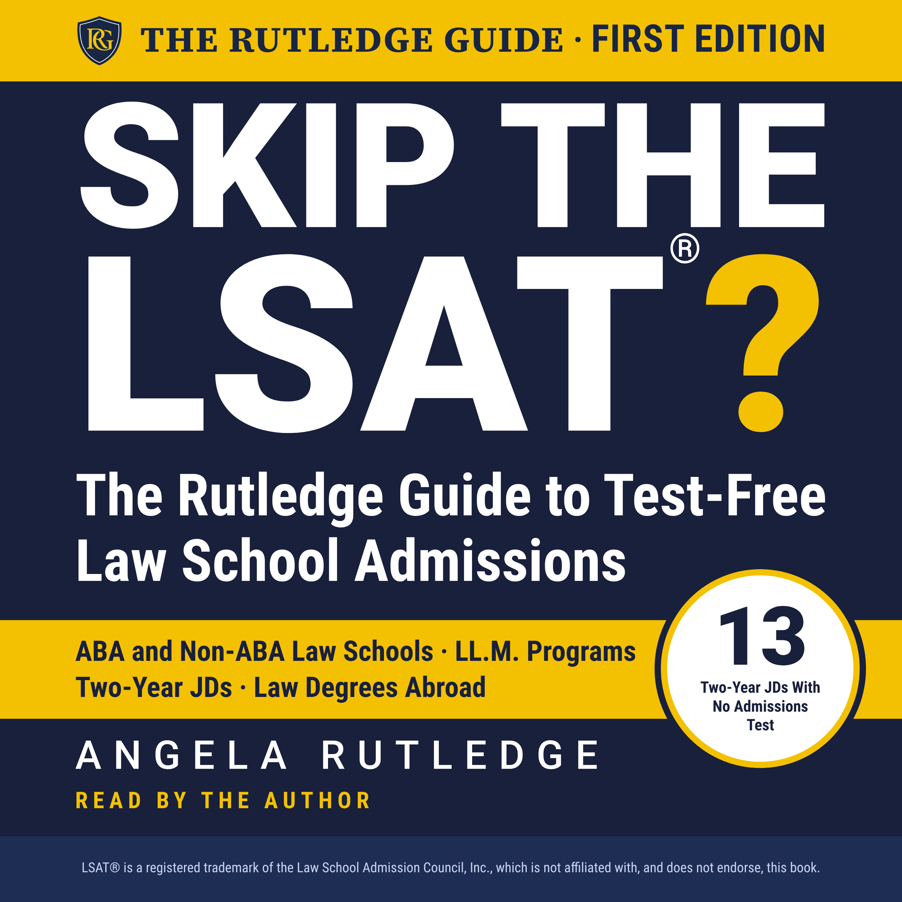 Audiobook cover of Skip the LSAT?, read by the author.