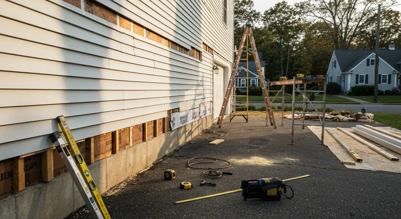 Home renovation in progress