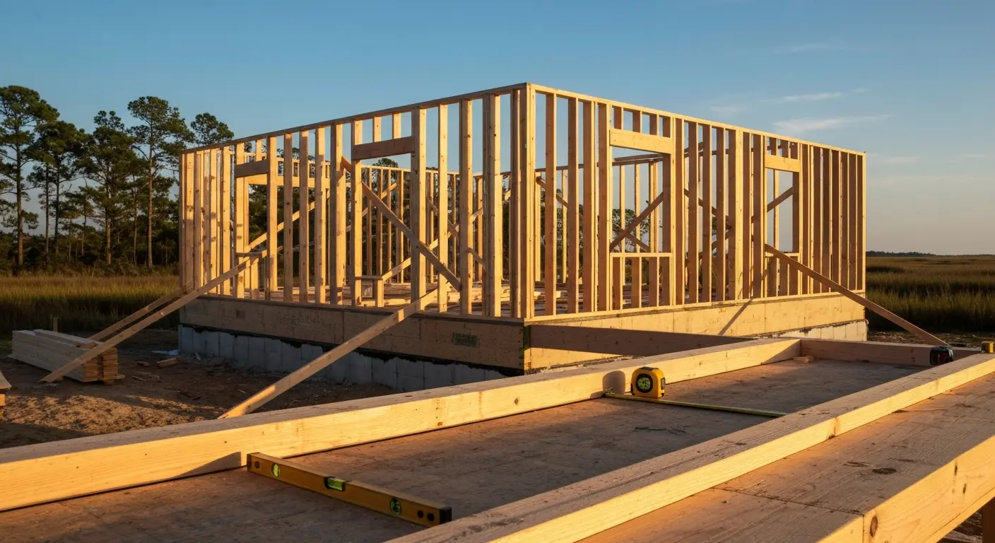 Custom home construction in Wanchese