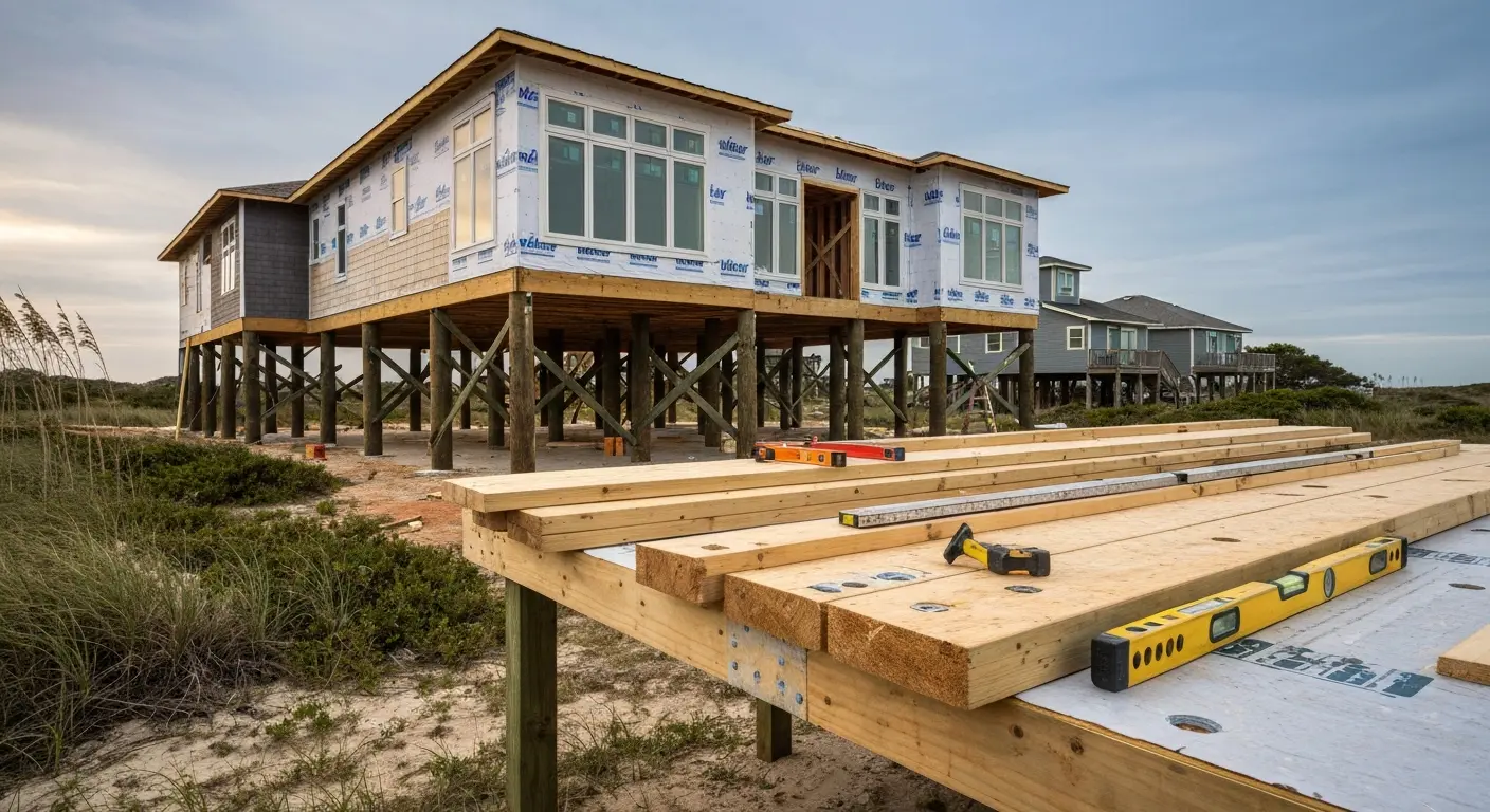 Custom home building on Hatteras Island