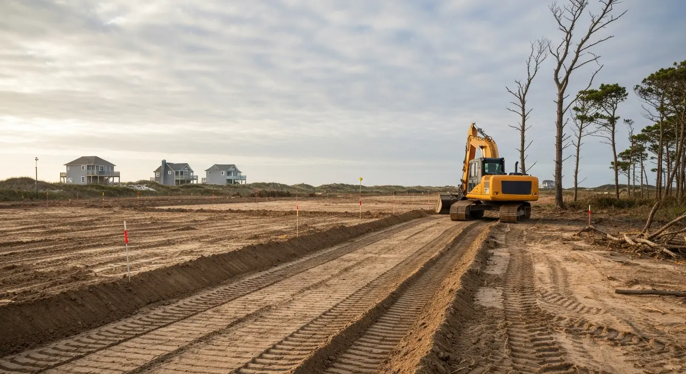 Land preparation and site development