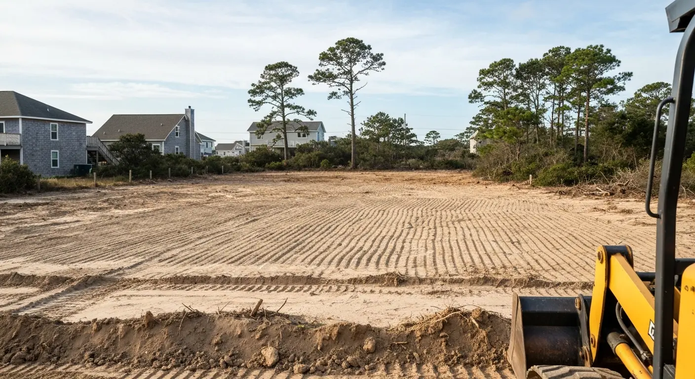 Residential lot clearing