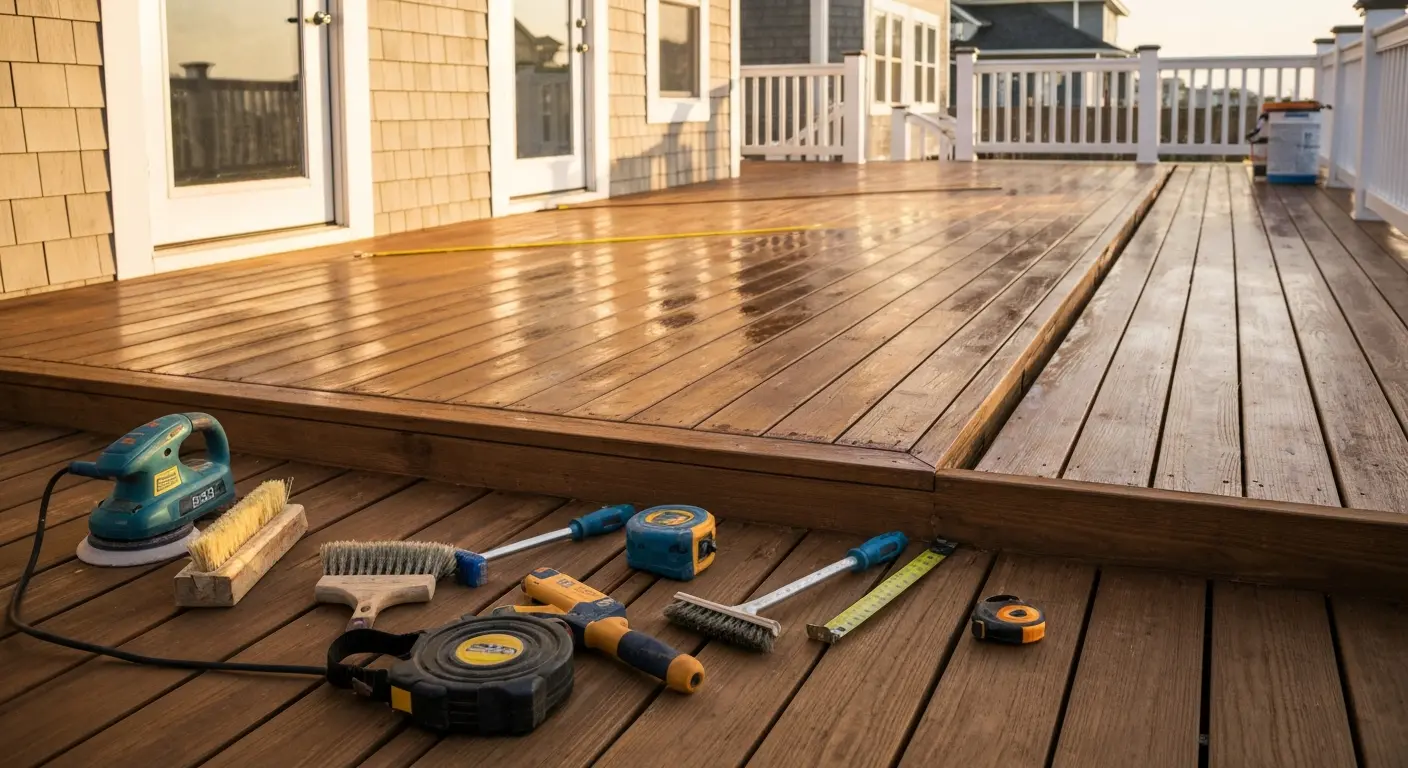 Deck repair and restoration