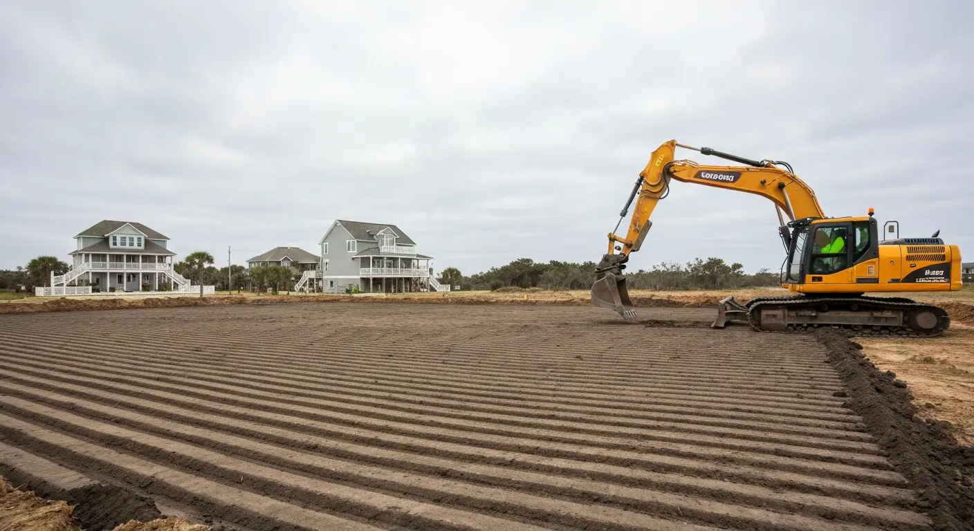 Site excavation and grading project