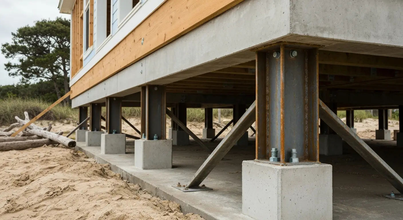 Coastal construction standards in Kitty Hawk