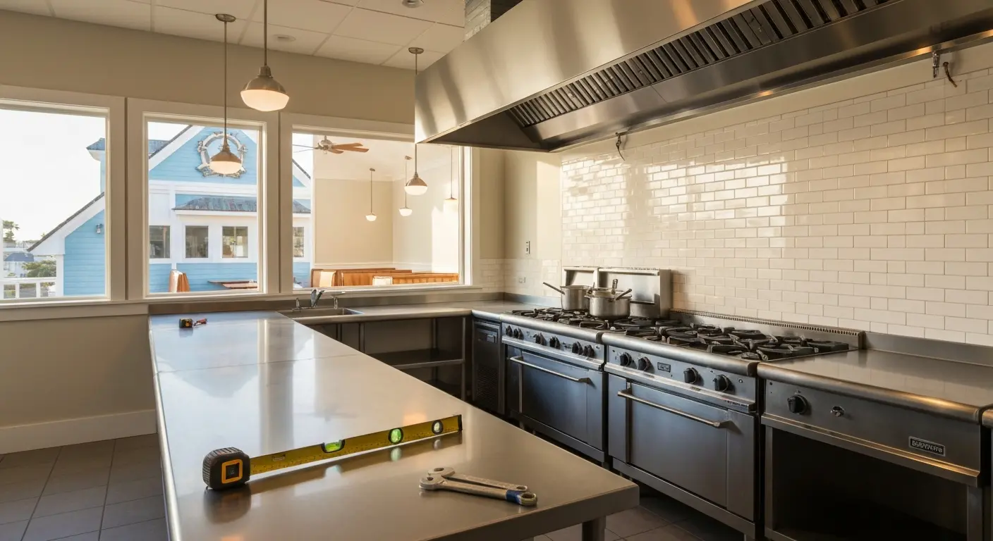 Commercial restaurant renovation in Nags Head