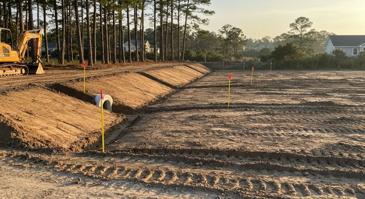 Lot development site