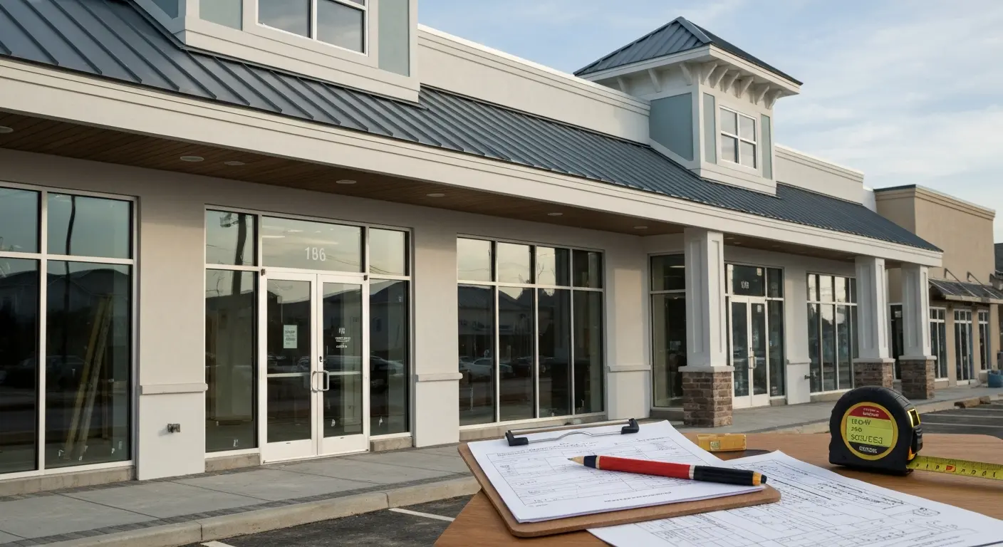 Commercial building construction