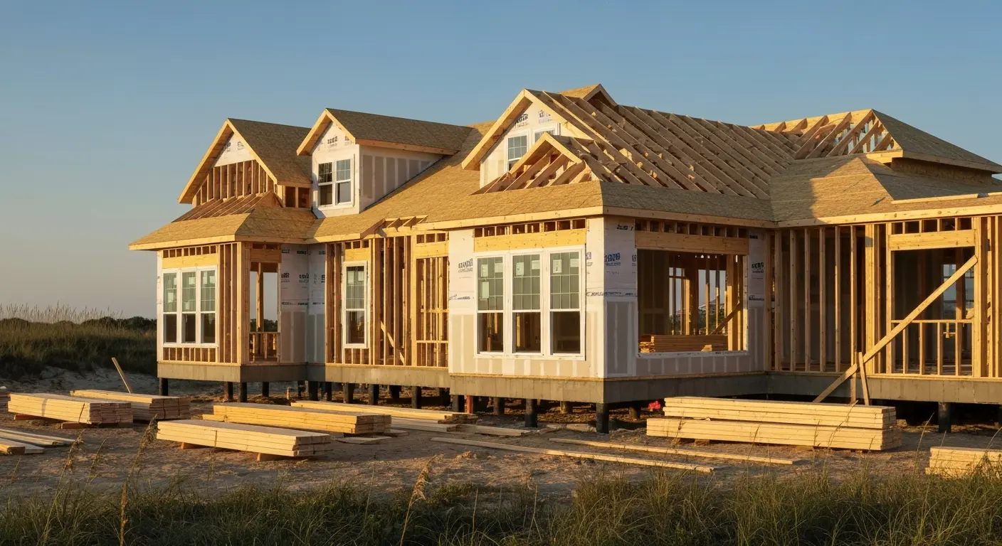 Custom home construction in Dare County