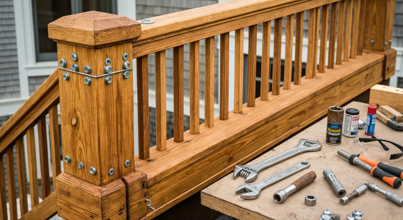 Railing repair and reinforcement