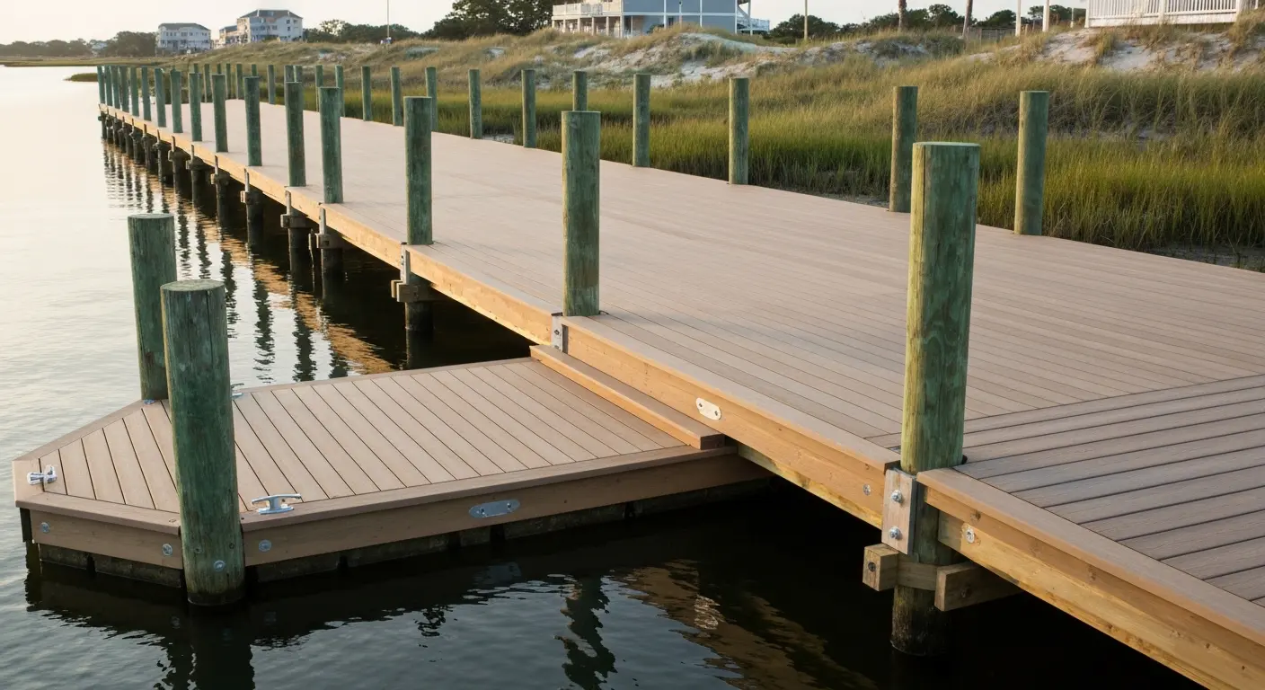 Dock construction project