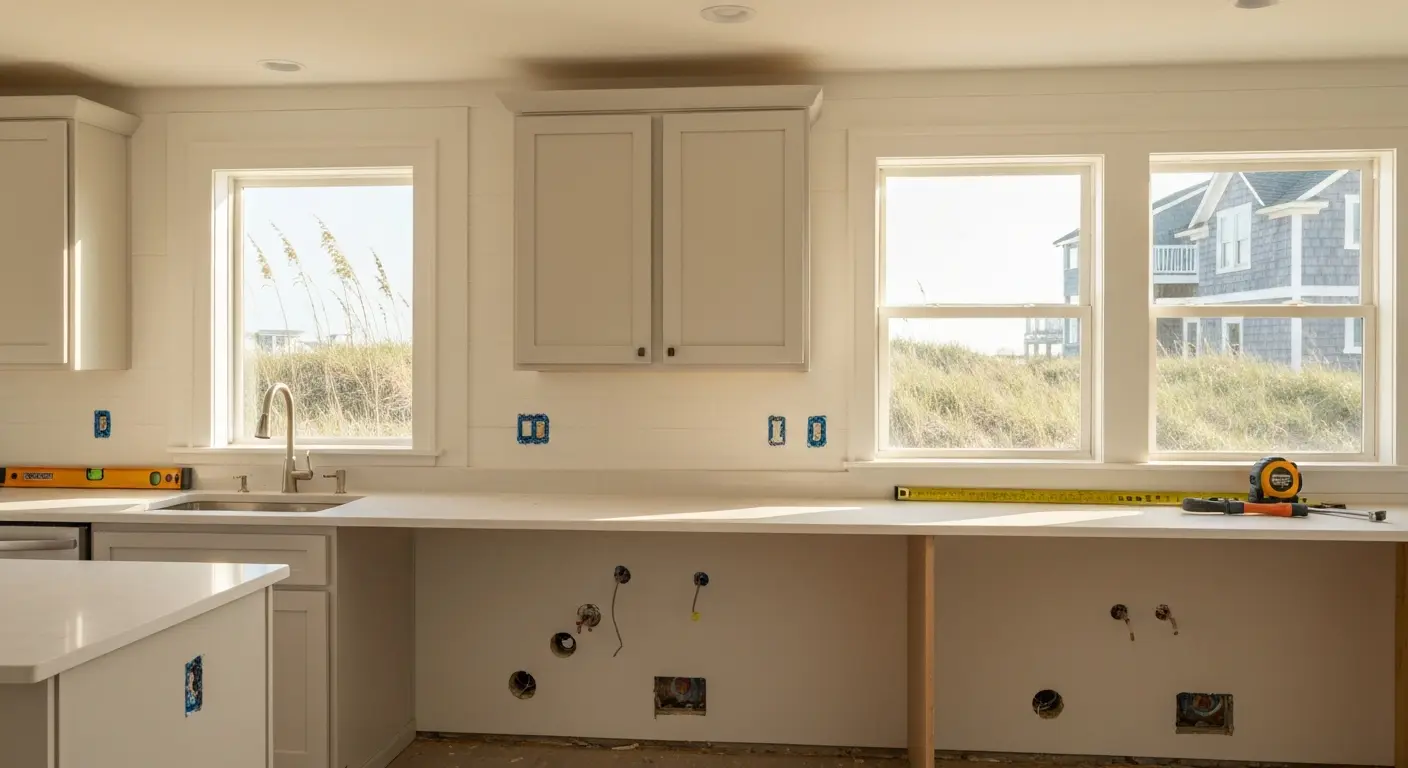 Home renovation in Rodanthe