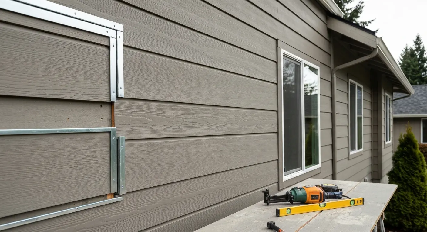 Exterior siding replacement project