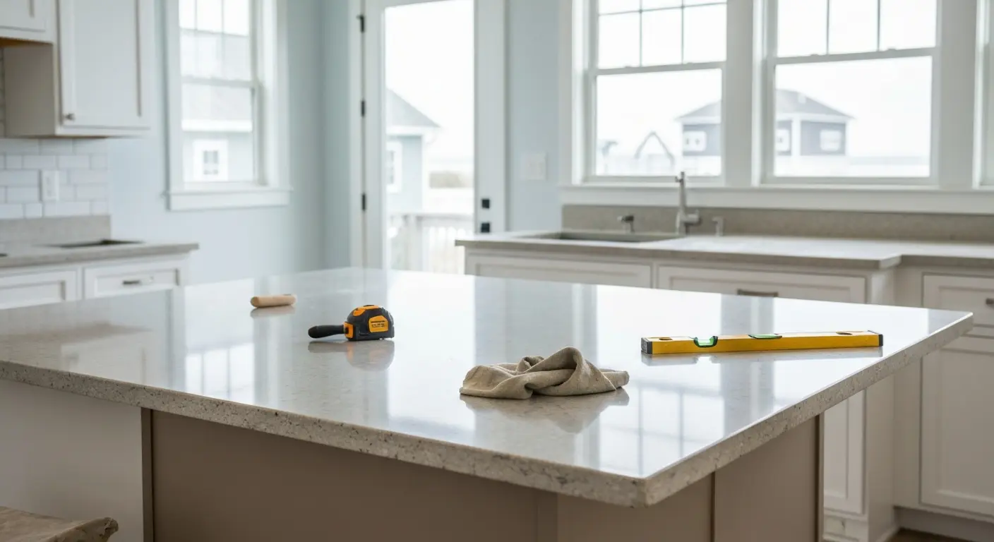 Premium kitchen countertop installation